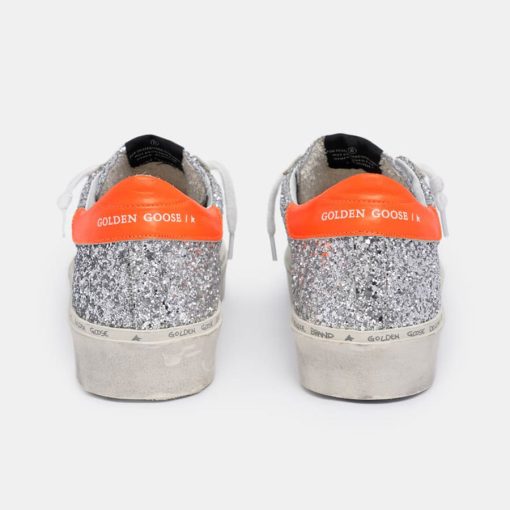 Sneakers Hi Star GWF00118.F001400.80979 con glitter e talloncino arancio-4926