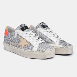 Sneakers Hi Star GWF00118.F001400.80979 con glitter e talloncino arancio-4924