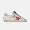 Sneakers Super-Star bianche con talloncino pitonato-0