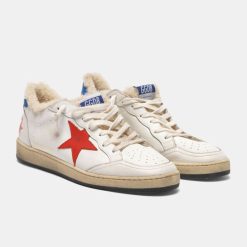 Sneakers Ball Star G35MS592.V8 in pelle con inserto in shearling-5101