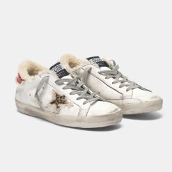 Sneakers Super-Star G35WS590.P91 con stella in cavallino e inserto in shearling-5080