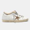 Sneakers Super-Star G35WS590.R73 con struttura doppia in shearling e stella leopardata-0