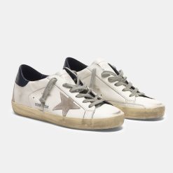 Sneakers Super-Star GCOWS590.A7 stella in suede talloncino blu-5038