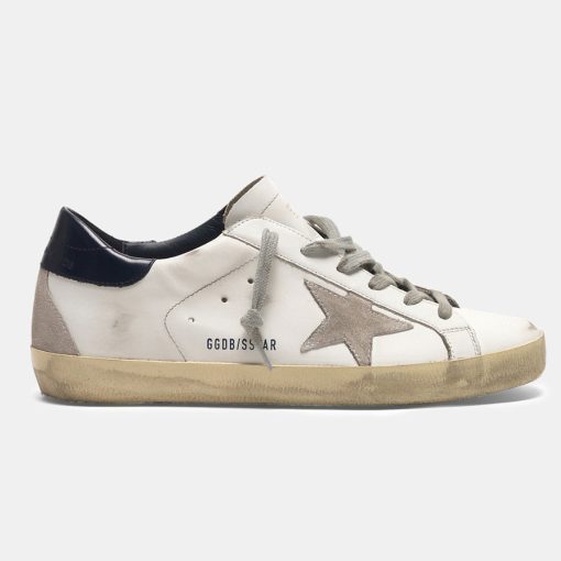 Sneakers Super-Star GCOWS590.A7 stella in suede talloncino blu-0