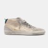 Sneakers Mid-Star GCOMS634.A1 in pelle con dettagli in camoscio-0