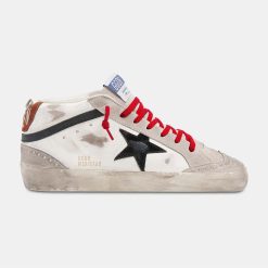 Sneakers Mid-Star GMF00122.F000396.10220 in pelle con stella in suede-0