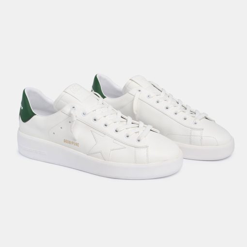 Sneakers Purestar bianche GMF00197.F001474.10361 con talloncino verde-5170