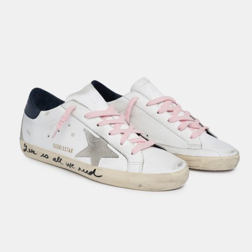 Sneakers Super-Star GWF00102.F001292.10270 con scritta a mano Love is all we need-5138