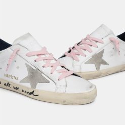 Sneakers Super-Star GWF00102.F001292.10270 con scritta a mano Love is all we need-5139