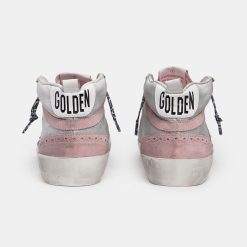 Sneakers Mid Star GWF00122.F000821.70151 rosa e argento con glitter-5291