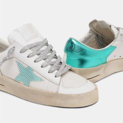 Sneakers Stardan GWF00128.F000878.10422 bianche e verde acqua-5320