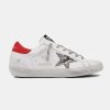 Sneakers Super-Star G36WS590.S46 con stella pitonata e talloncino rosso-0