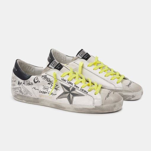 Sneakers Super-Star GMF00101.F000300.10220 Journey con graffiti-5341