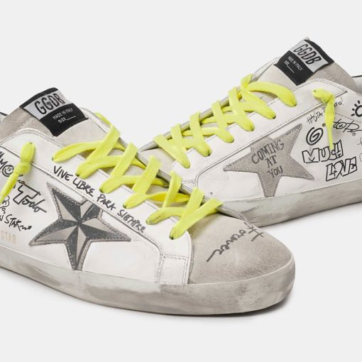 Sneakers Super-Star GMF00101.F000300.10220 Journey con graffiti-5343