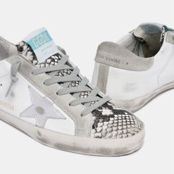 Sneakers Super-Star GWF00101.F001390.80960 bianche con inserto pitonato-5408