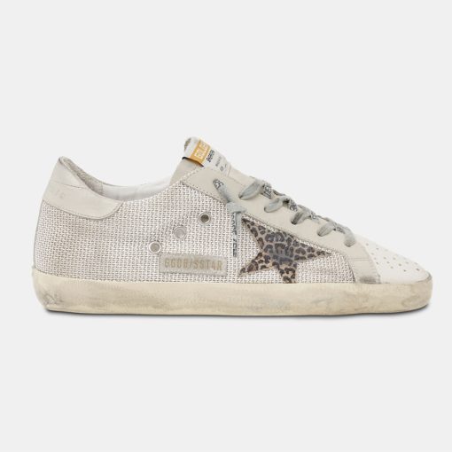 Sneakers Super-Star GWF00101.F001473.81115 in mesh con stella leopardata-0