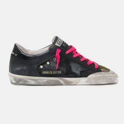 LAB Limited Edition Super-Star GWF00108.F000913.90231 donna in nylon e nabuk con inserto camo-0