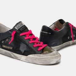 LAB Limited Edition Super-Star GWF00108.F000913.90231 donna in nylon e nabuk con inserto camo-5413