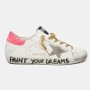 Sneakers Super-Star F35WS590.S32 in pelle con scritta "Paint your dreams"-0