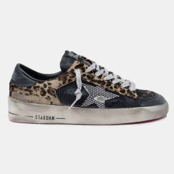 Sneakers Stardan G36WS959.F4 leopardate con suola fucsia-0