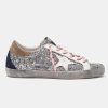 Sneakers Super-Star G35WS590.R44 con tomaia glitter e stella bianca-0