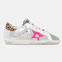 Sneaker Super-Star GWF00101.F001053.80804 con paillettes e talloncino leopardato-0