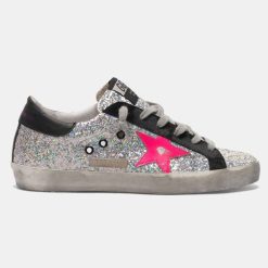 "Sneakers Super-Star G35WS590.R78 con tomaia glitter e stella bianca "-0