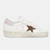 Sneaker Hi Star GWF00118.F001686.15300 con dettagli in suede marrone e rosa-0