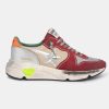 Sneakers Running Sole GMF00126.F000653.80522 con stella tridimensionale e talloncino arancione-0