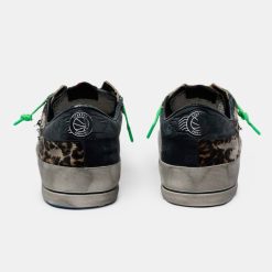 Sneakers Stardan G36MS959.F5 leopardate con lacci verdi-6501