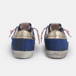 Sneakers Super-Star GMF00101.F000608.80502 in pelle Nabuk blu-5662