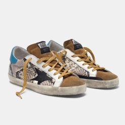 Sneakers Super-Star G35WS590.R77 con in pelle stampa serpente e suede-5545