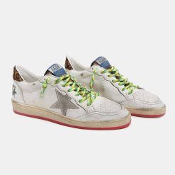 Sneakers Ball Star GMF00117.F000387.80343 in nappa con lacci trekking-5931