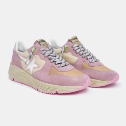 Sneakers Running Sole GWF00126.F001419.25564 rosa pastello con stella bianca-6176