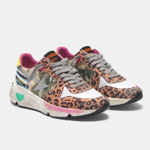 Sneakers Running Sole G36WS963.N7 con tomaia animalier mix-6216