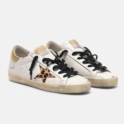 Sneakers Super-Star G35WS590.R60 con stella leopardata e talloncino stampa serpente-5580