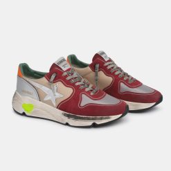 Sneakers Running Sole GMF00126.F000653.80522 con stella tridimensionale e talloncino arancione-6265