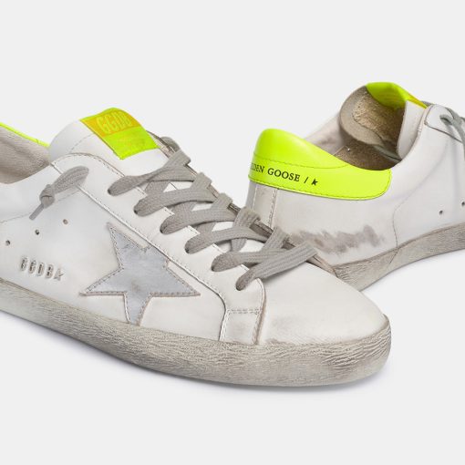 Sneakers Super-Star GMF00101.F001451.10589 con talloncino e suola giallo fluo-5693