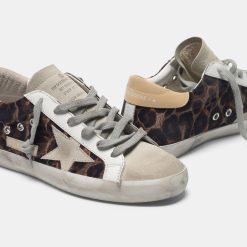 Sneakers Super-Star G36WS590.S67 leopardate con stella in suede-5800