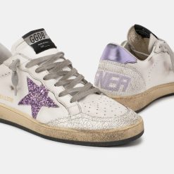 Sneakers Ball Star GWF00117.F001399.10251 con glitter viola-5862